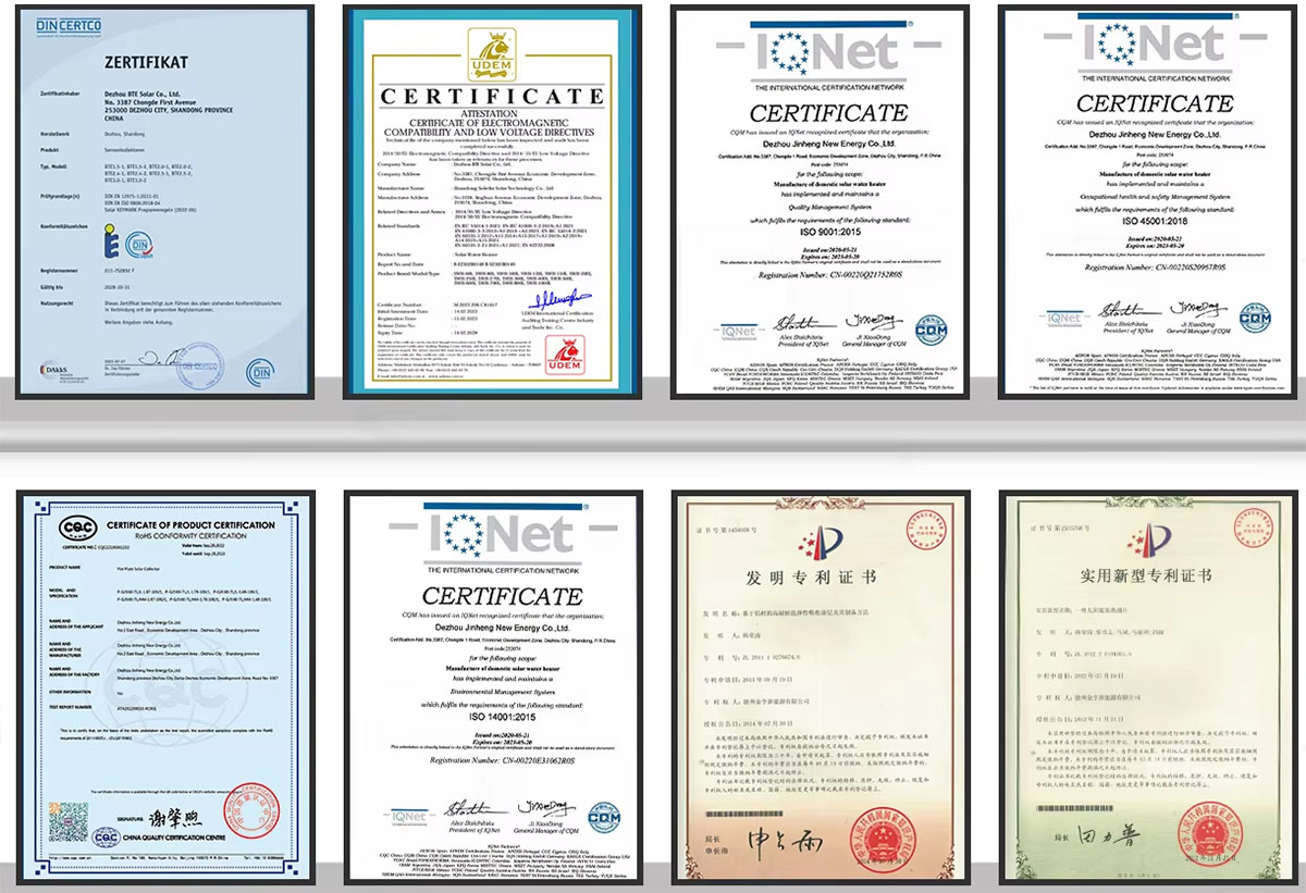 Bölünmüş Basınçlı Güneş Enerjili Su Isıtma Sistemi Bölünmüş Basınçlı Güneş Enerjili Su Isıtma Sistemi